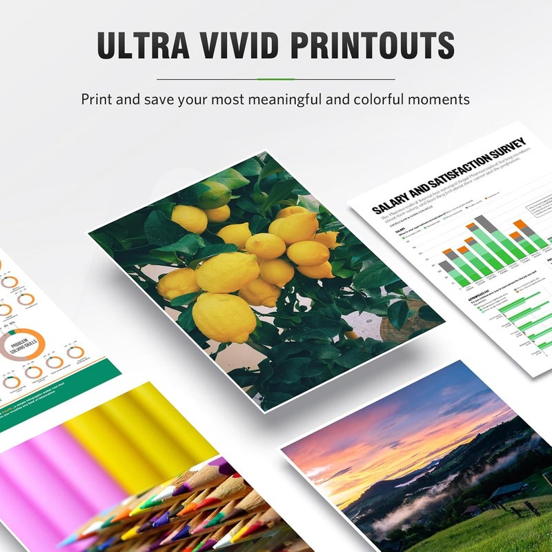 ALLWORK خراطيش حبر بديلة 67XL لـ HP 67 XL أسود ثلاثي الألوان معاد تصنيعها لـ HP Ink 67 67XL لطابعات DeskJet 2755e 2700 2855e 2800 2752 2742e 4155e 4255e 4100 Envy 6055 6055e 6455e (عبوة 2)  - Image 4